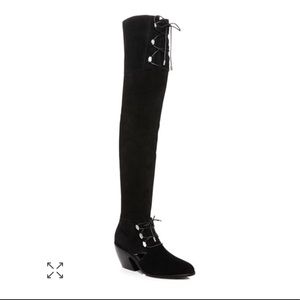 Opening Ceremony Arielle Suede Over-the-Knee Boots